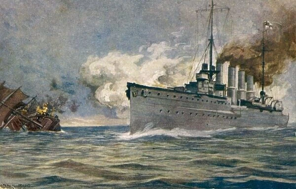 Germans Sink French Ship