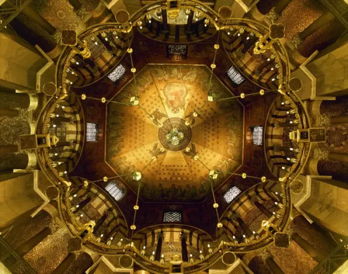 Framed Print : Germany. Aachen Cathedral. Palatine Chapel. Barbarossas Cha Framed Print : Germany. Aachen Cathedral. Palatine Chapel. Barbarossas Cha