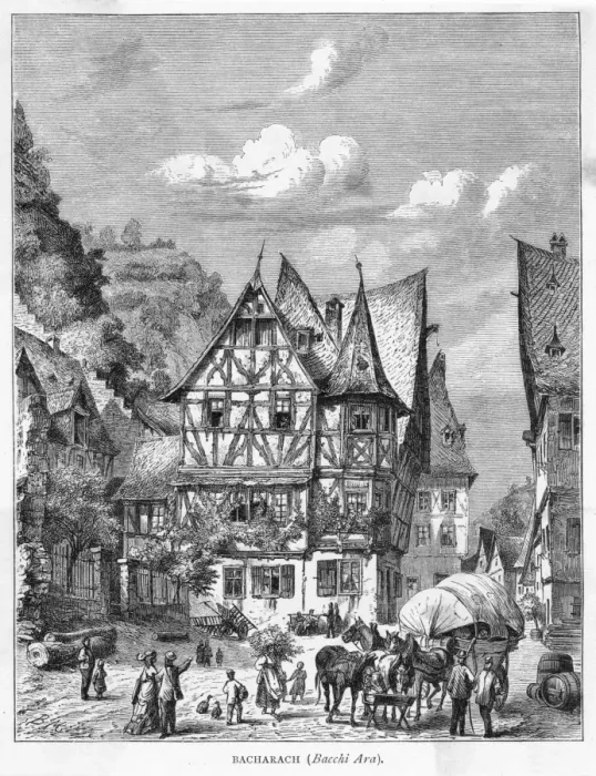 Framed Print : Germany Bacharach Framed Print : Germany Bacharach