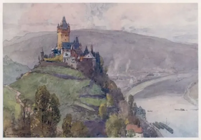 Framed Print : Germany / Cochem 1912 Framed Print : Germany / Cochem 1912