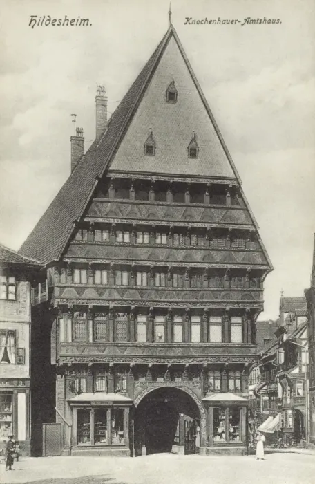 Framed Print : Germany - Hildesheim - Butchers Guild Hall Framed Print : Germany - Hildesheim - Butchers Guild Hall