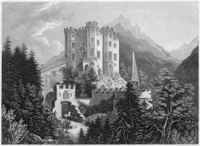 Framed Print : Germany / Hohenschwangau Framed Print : Germany / Hohenschwangau