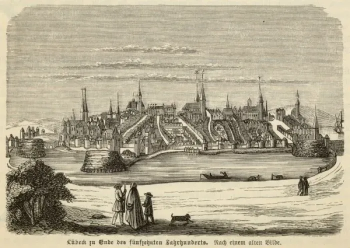 Framed Print : Germany / Lubeck / Late 16C Framed Print : Germany / Lubeck / Late 16C