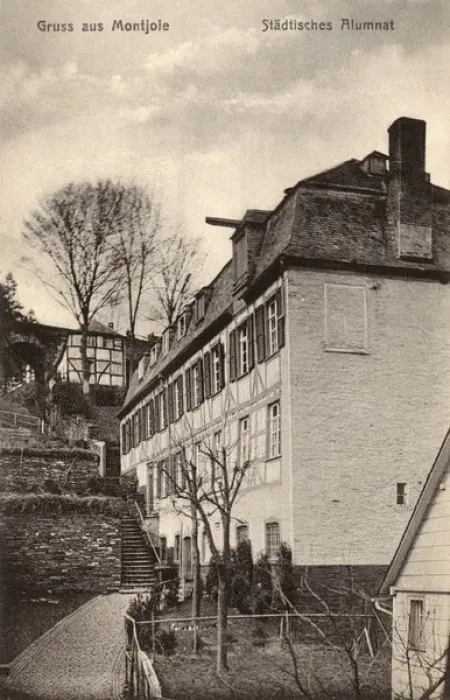 Framed Print : Germany - Monschau - Eifel Region - Urban Catholic Seminary Framed Print : Germany - Monschau - Eifel Region - Urban Catholic Seminary