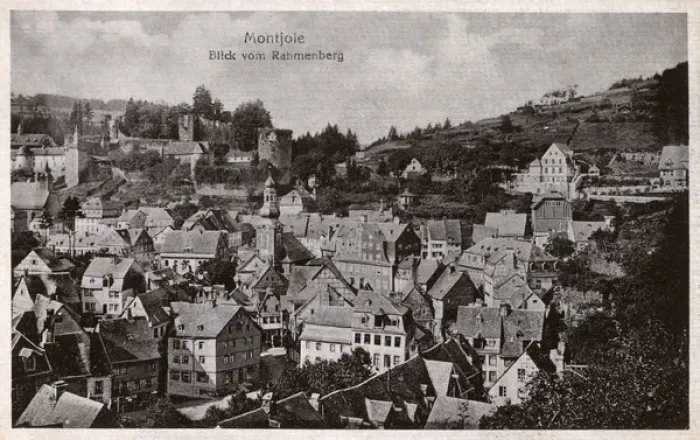 Framed Print : Germany - Monschau - Eifel Region - View from Rahmenberg Framed Print : Germany - Monschau - Eifel Region - View from Rahmenberg