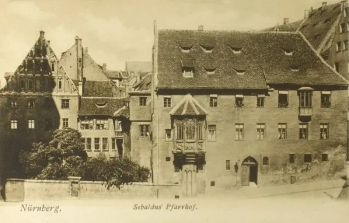 Framed Print : Germany - Nurnberg - Sebaldus Pfarrhof Framed Print : Germany - Nurnberg - Sebaldus Pfarrhof
