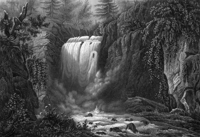 Framed Print : Geroldsau Wasserfall Framed Print : Geroldsau Wasserfall