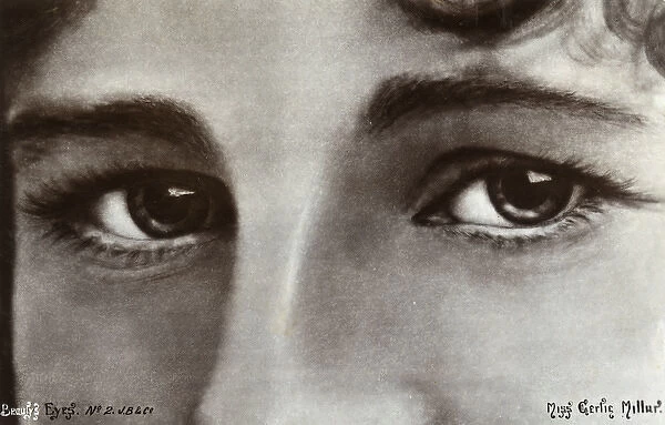 Gertie Millar - English stage actress, singer - Beauty eyes