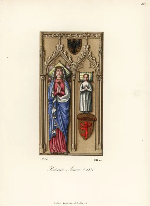 Framed Print : Gertrude Anne of Hohenberg, queen of King Rudolf Framed Print : Gertrude Anne of Hohenberg, queen of King Rudolf