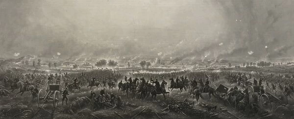 Gettysburg. Repulse of Longstreets assault
