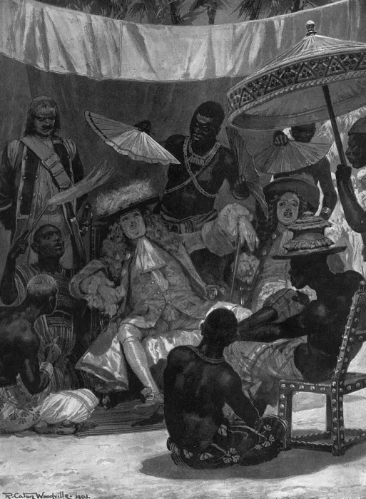 Framed Print : Ghana / Treaty with Ruler Framed Print : Ghana / Treaty with Ruler
