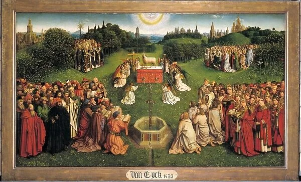 The Ghent Altarpiece or Adoration of the Mystic Lamb