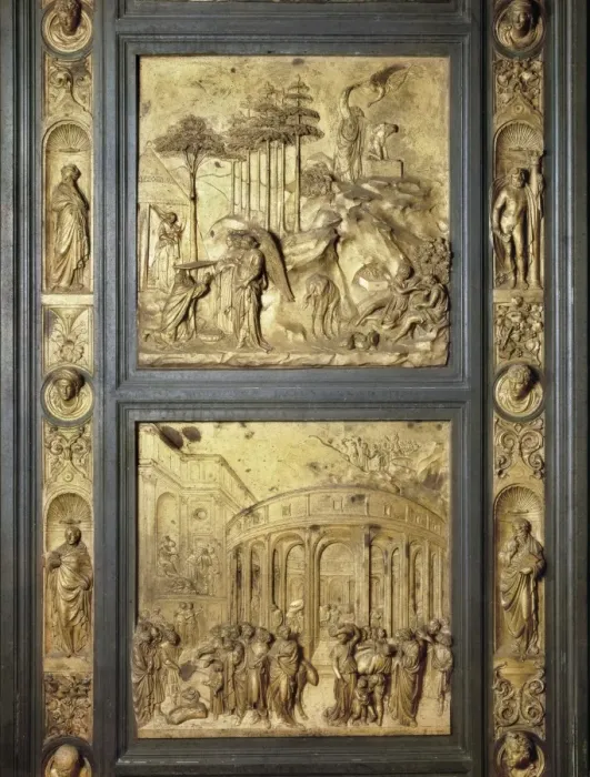 Framed Print : GHIBERTI, Lorenzo (1378-1455). The Gates of Paradise Framed Print : GHIBERTI, Lorenzo (1378-1455). The Gates of Paradise