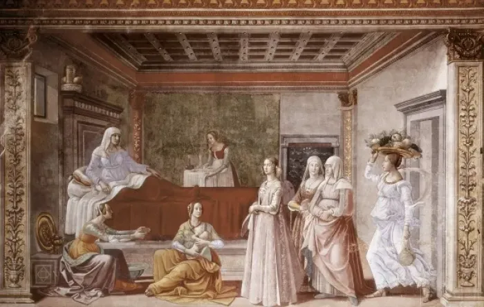Framed Print : GHIRLANDAIO, Domenico di Tommaso Bigordi, called Framed Print : GHIRLANDAIO, Domenico di Tommaso Bigordi, called
