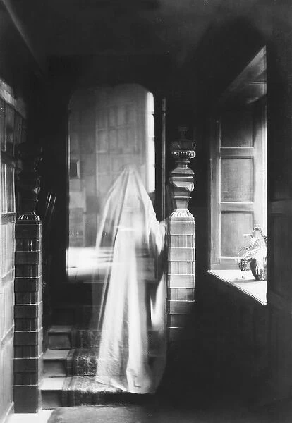 A Ghost. Ghost (double exposure), 1899 Date: 1899