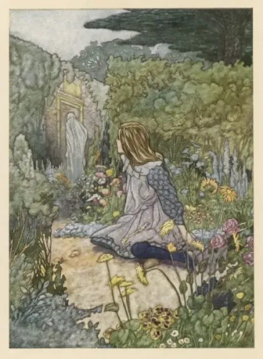 Framed Print : Ghost in Garden Framed Print : Ghost in Garden