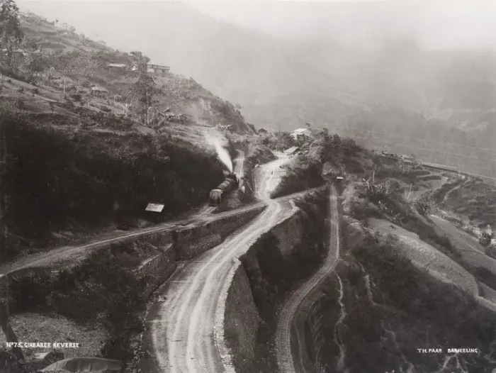 Framed Print : Giabaree Reverse, reversing station, Darjeeling Railway, India Framed Print : Giabaree Reverse, reversing station, Darjeeling Railway, India