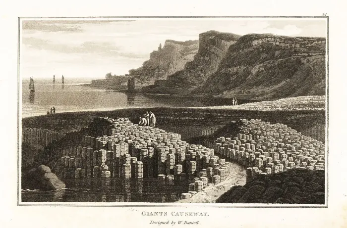 Framed Print : Giant basalt columns at Giant's Causeway Framed Print : Giant basalt columns at Giant's Causeway