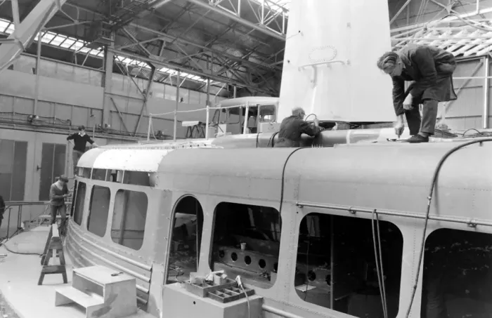 Framed Print : Giant hovercraft under construction, Isle of Wight Framed Print : Giant hovercraft under construction, Isle of Wight