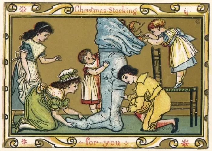 Framed Print : Giant Stocking Framed Print : Giant Stocking