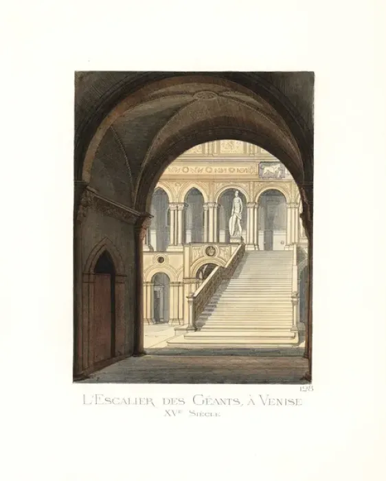 Framed Print : Giants staircase, Doges Palace, Venice Framed Print : Giants staircase, Doges Palace, Venice