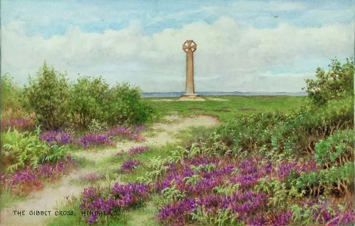 Framed Print : The Gibbet Cross, Hindhead, Surrey Framed Print : The Gibbet Cross, Hindhead, Surrey