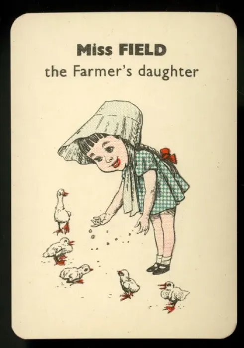 Framed Print : Gibbs Happy Families - Miss Field Framed Print : Gibbs Happy Families - Miss Field