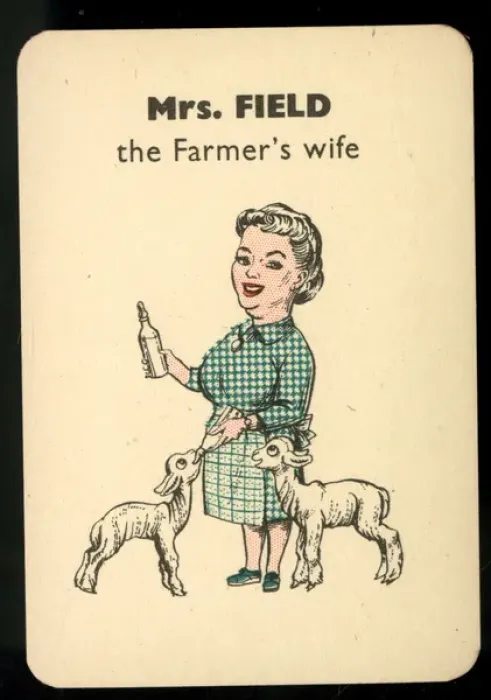 Framed Print : Gibbs Happy Families - Mrs Field Framed Print : Gibbs Happy Families - Mrs Field
