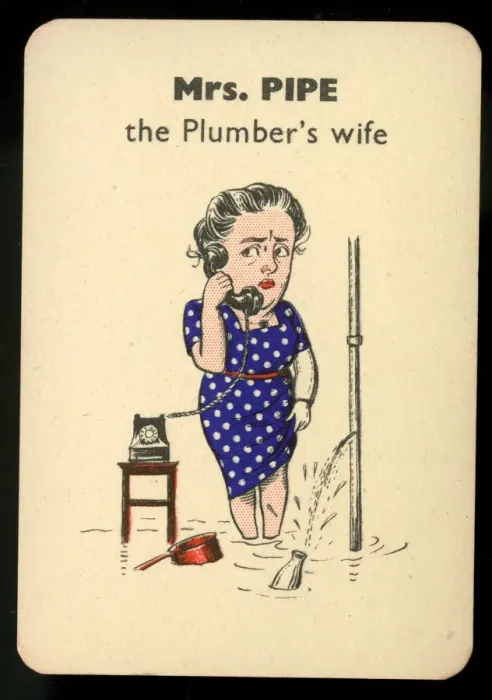 Framed Print : Gibbs Happy Families - Mrs Pipe Framed Print : Gibbs Happy Families - Mrs Pipe
