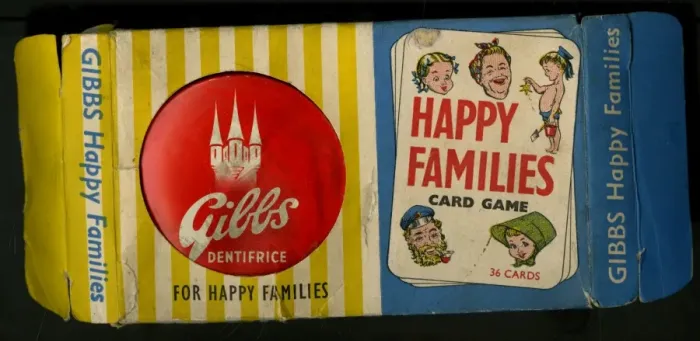 Framed Print : Gibbs Happy Families - packaging front Framed Print : Gibbs Happy Families - packaging front