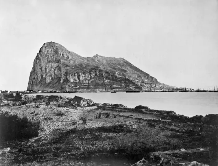 Framed Print : Gibraltar. The Voyage of H.M.S. Challenger (1872-1876) funded by the British Framed Print : Gibraltar. The Voyage of H.M.S. Challenger (1872-1876) funded by the British