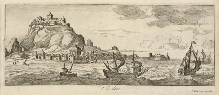 Framed Print : Gibraltar in C17 Framed Print : Gibraltar in C17
