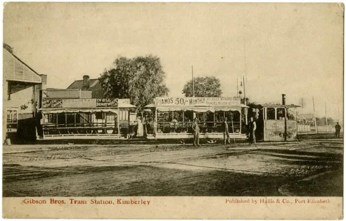 Framed Print : Gibson Brothers Tram Station, Kimberley, South Africa Framed Print : Gibson Brothers Tram Station, Kimberley, South Africa