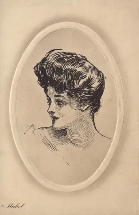 Framed Print : Gibson Girl - Mabel Framed Print : Gibson Girl - Mabel