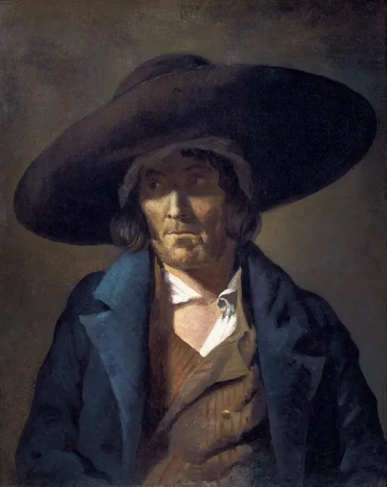 Framed Print : GɒICAULT, Th鯤ore (1791-1824). Portrait d homme Framed Print : GɒICAULT, Th鯤ore (1791-1824). Portrait d homme