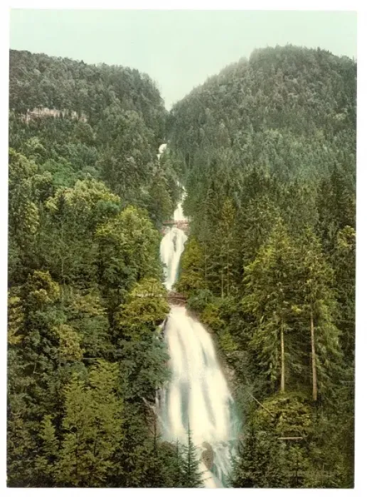 Framed Print : Giessbach Cascade, Bernese Oberland, Switzerland Framed Print : Giessbach Cascade, Bernese Oberland, Switzerland