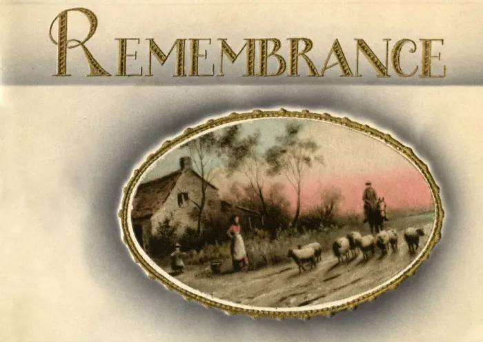 Framed Print : Gift card, Remembrance Framed Print : Gift card, Remembrance