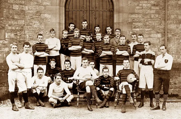 Framed Print : Giggleswick Rugby Team early 1900s Framed Print : Giggleswick Rugby Team early 1900s