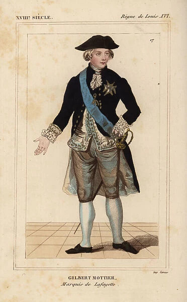 Gilbert du Motier, Marquis de Lafayette 1789