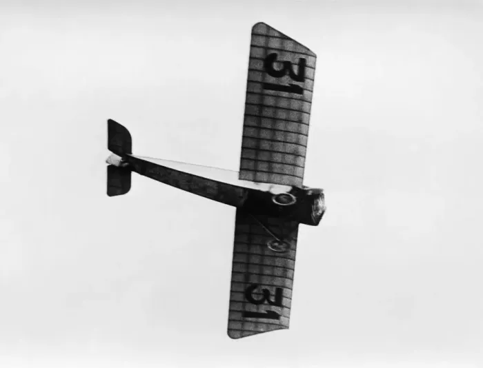 Framed Print : Gilbert Flying in a Morane-Soulnier Monoplane Framed Print : Gilbert Flying in a Morane-Soulnier Monoplane