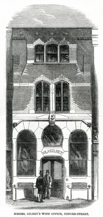 Framed Print : Gilbeys wine office 1861 Framed Print : Gilbeys wine office 1861