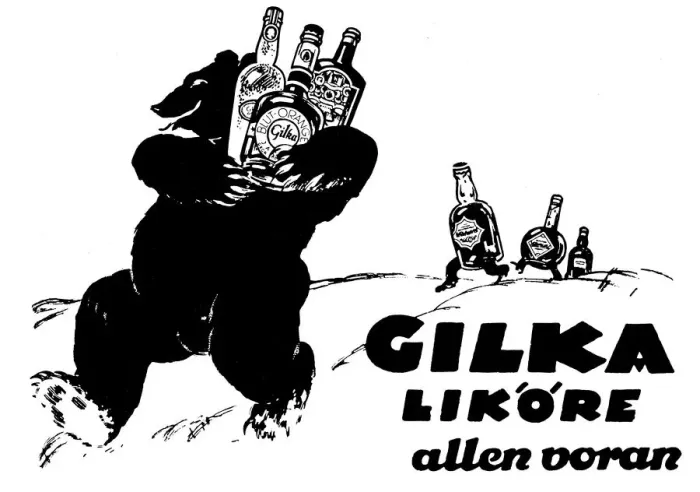 Framed Print : Gilka liqueur Framed Print : Gilka liqueur
