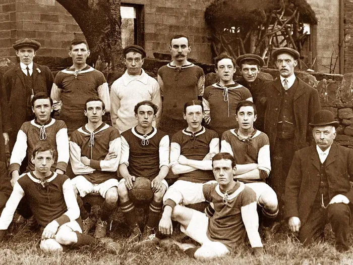 Framed Print : Gilstead Amateur Football Club in 1910 Framed Print : Gilstead Amateur Football Club in 1910