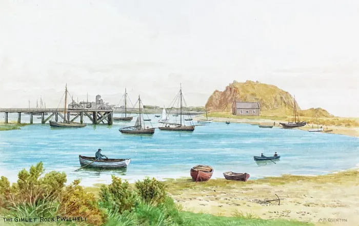 Framed Print : Gimlet Rock, Pwllheli, North Wales Framed Print : Gimlet Rock, Pwllheli, North Wales