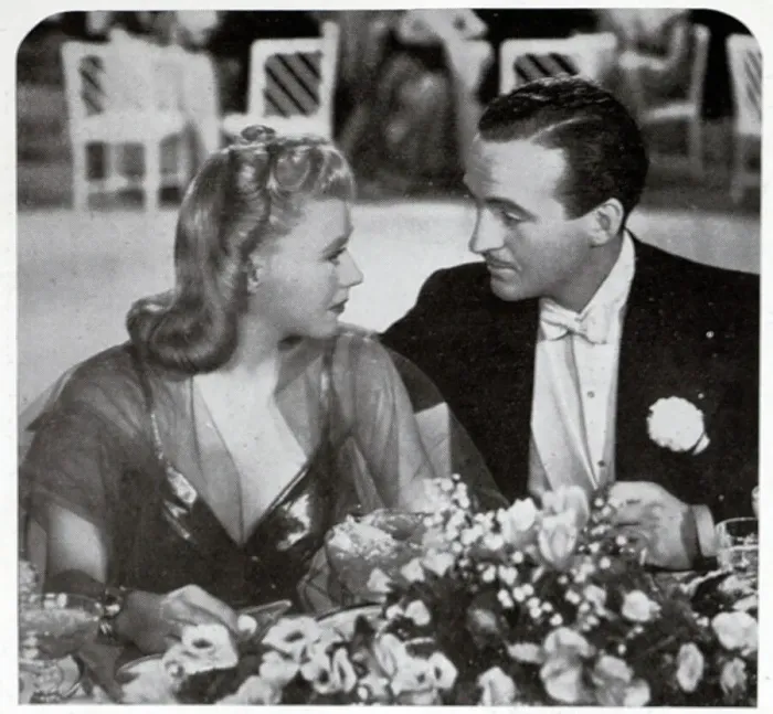 Framed Print : Ginger Rogers and David Niven Framed Print : Ginger Rogers and David Niven