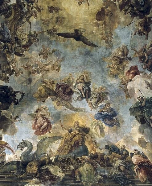 GIORDANO, Luca (1632-1705). Allegory of the Golden
