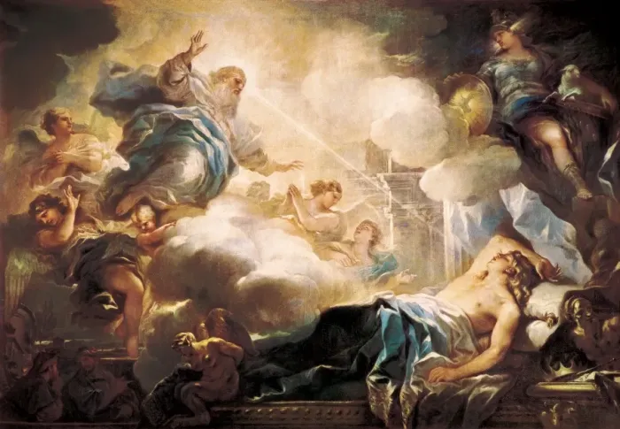 Framed Print : GIORDANO, LUCA (1632-1705). SOLOMON S Framed Print : GIORDANO, LUCA (1632-1705). SOLOMON S