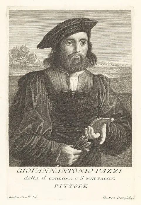 Framed Print : Giovanni Antonio Bazzi, Italian Renaissance painter, 1477-1549 Framed Print : Giovanni Antonio Bazzi, Italian Renaissance painter, 1477-1549