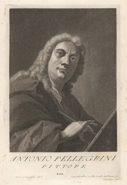 Framed Print : Giovanni Antonio Pellegrini, Venetian history painter, 1675-1741 Framed Print : Giovanni Antonio Pellegrini, Venetian history painter, 1675-1741