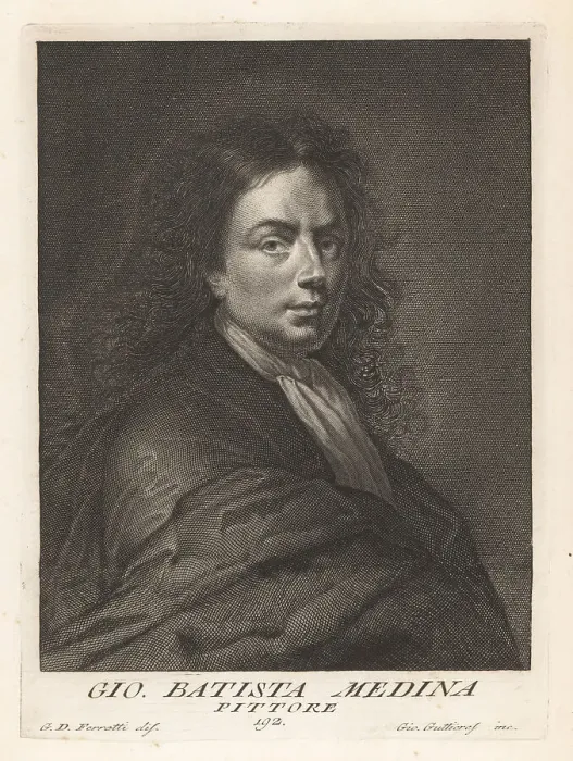 Framed Print : Giovanni Battista Medina, Flemish painter, 1659-1710 Framed Print : Giovanni Battista Medina, Flemish painter, 1659-1710